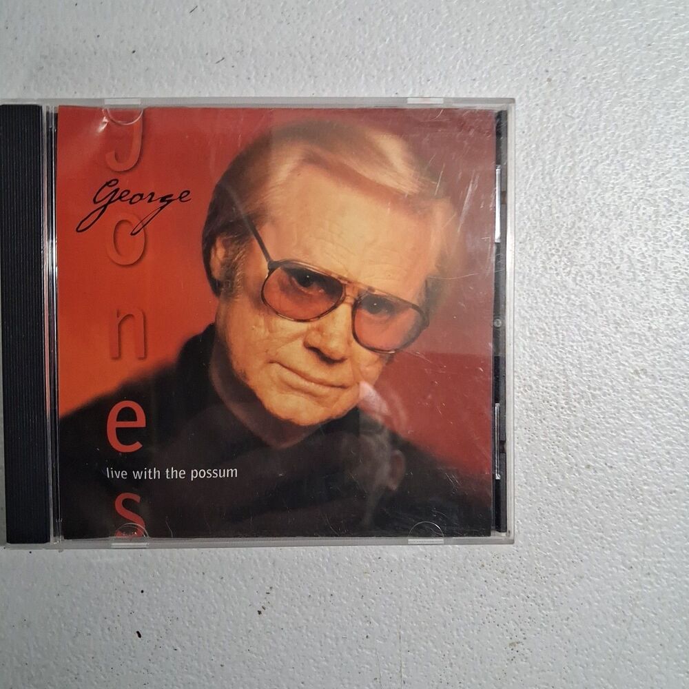 Live with the Possum by George Jones (CD, Original copy)